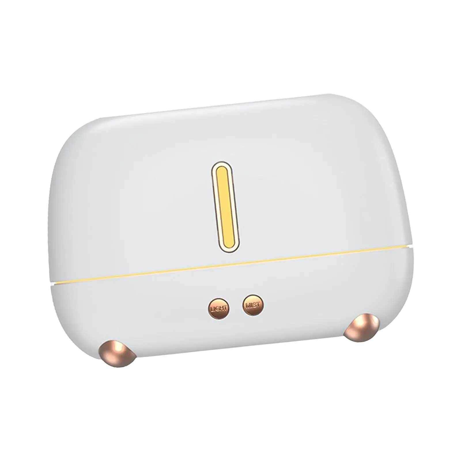 เครื่องเพิ่มความชื้นในอากาศ USB พร้อมน้ํามันหอมระเหยเปลวไฟสมจริงสีสันสดใส