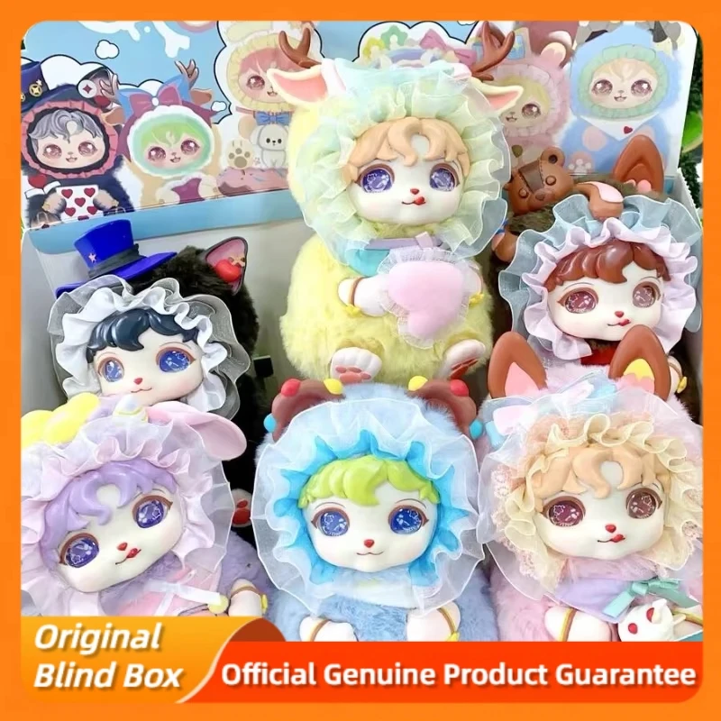 

Подлинная серия Bunny Fantasy Creature, виниловая загадочная коробка, милая кукла, модная игровая коллекция, украшение, слепая коробка, игрушка на день рождения, подарок