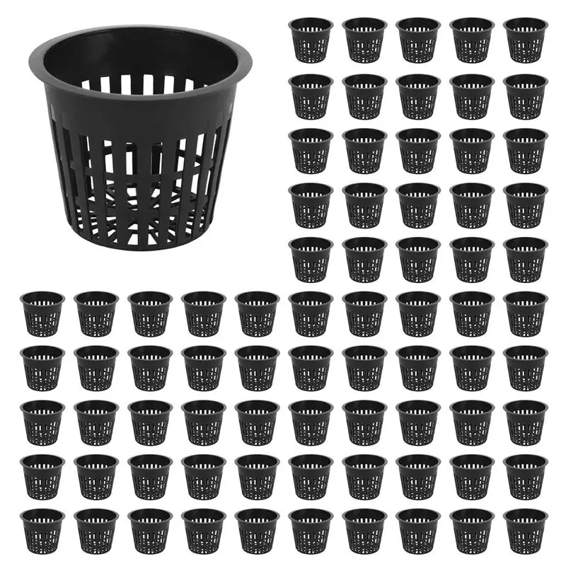 180 Pieces Hydroponic Net Pots, Plastic Net Pot For Garden Balcony Hydroponics And Soilless Culture (8Cm)-AT36