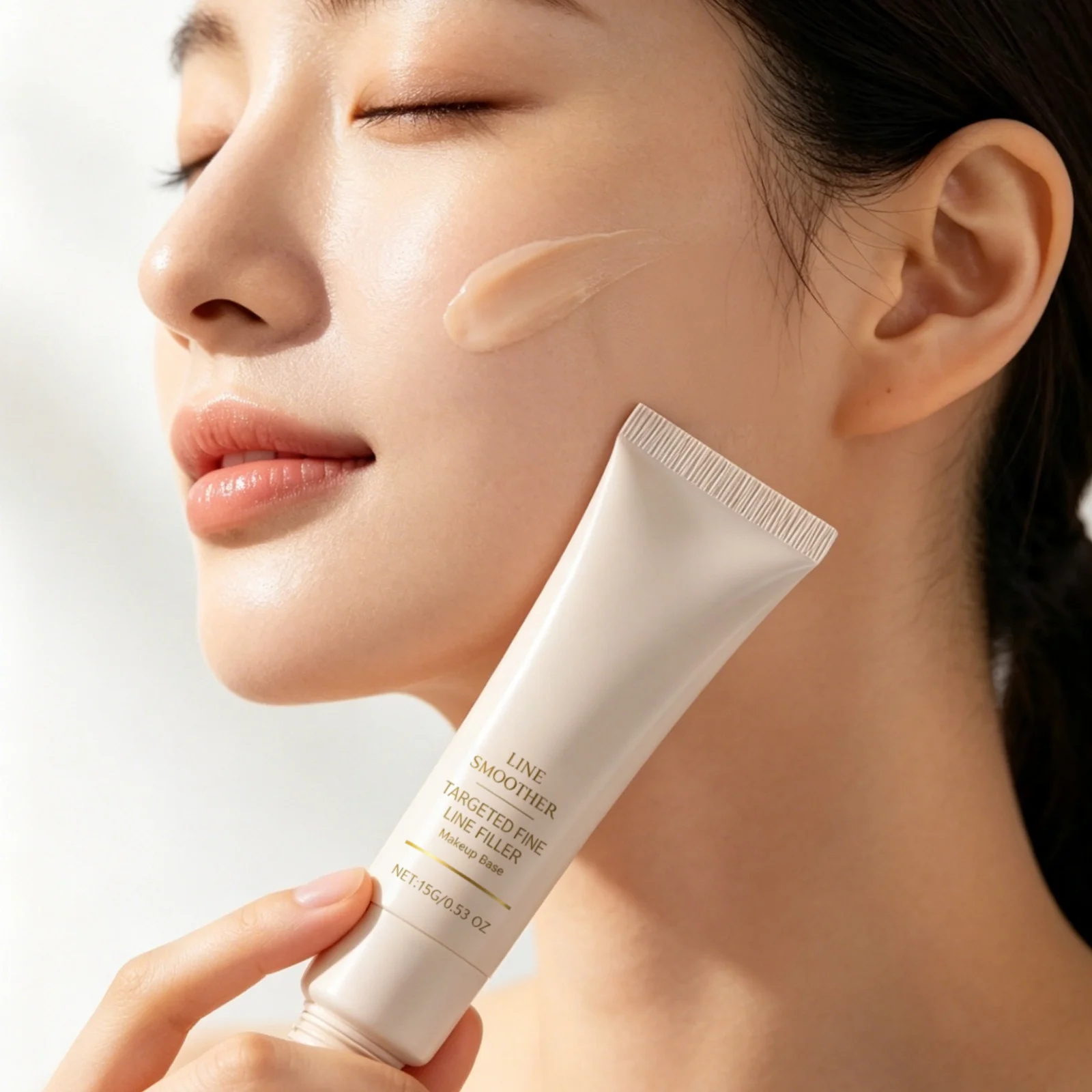 Makeup Base Natural Brightening Non Caking Oil Shine Control Even Skin Tone Lightweight Moisturizing Long Lasting Makeup Base