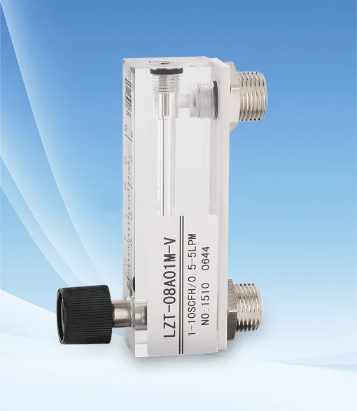 

LZT-08A01M-V panel type valved flowmeter 0.5-5L/min (gas) 0.5-5LPM