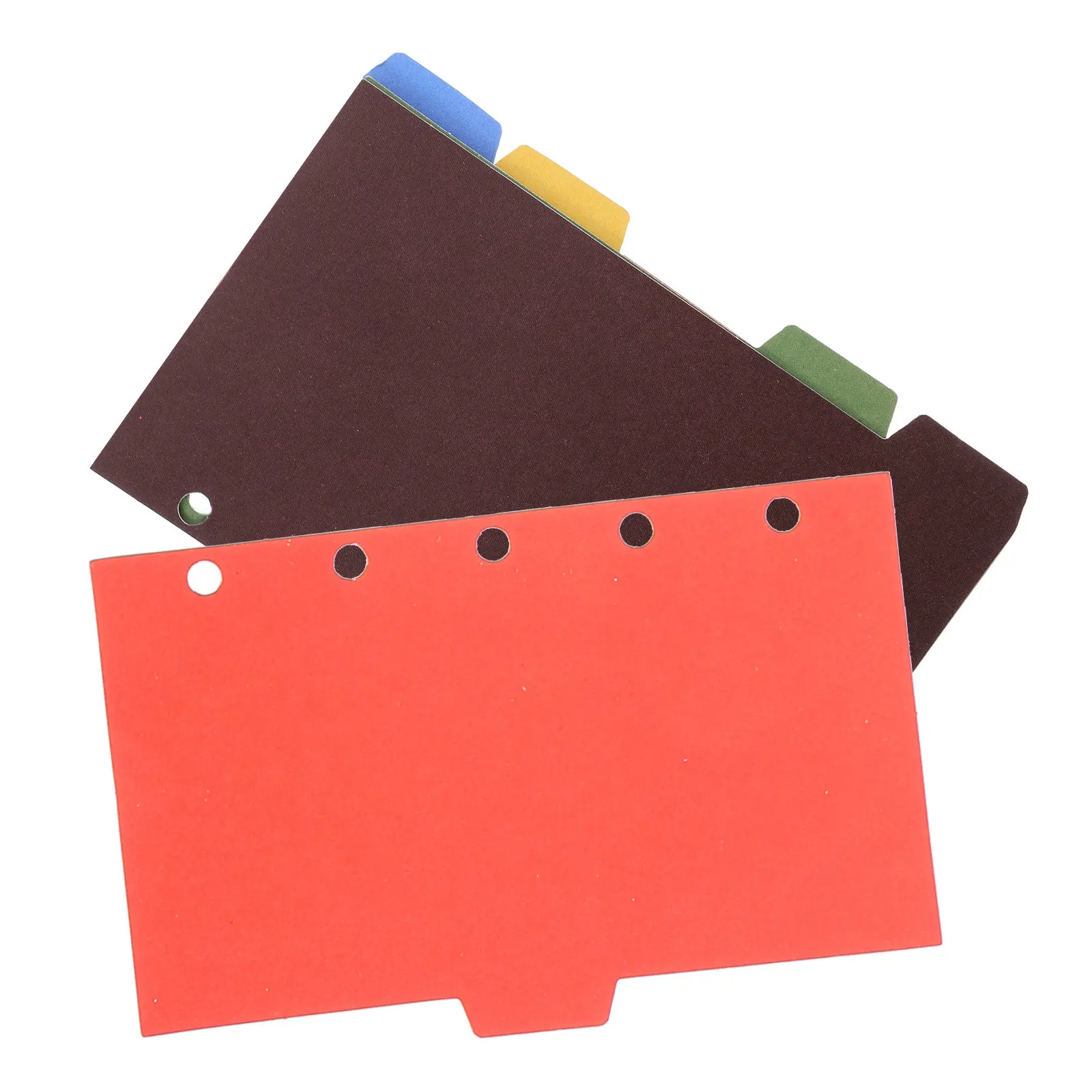 

2Sets Office Index Dividers Paper Binder Tabs Detachable Notebook Dividers Loose-Leaf Page Markers Binder Tabs for School Work