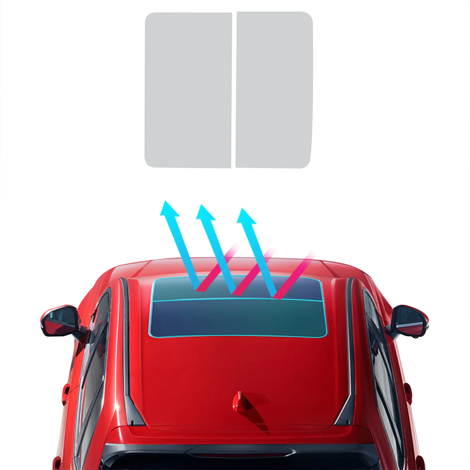 

For Honda CRV 2023 2024 Sunroof TPU Protective Film Scratch Resistant Exterior Decoration Car Modification Accessories