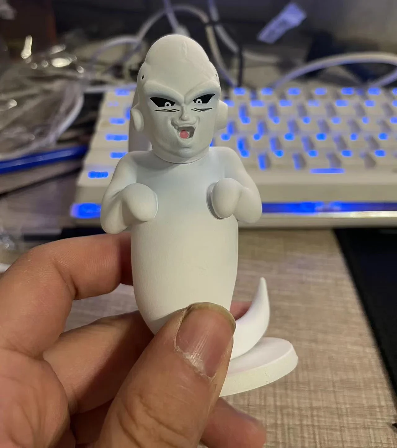 Figura de Dragon Ball Gk malvado Buu Ghost Z versión Q figura de acción modelo de PVC colección de adornos Kawaii juguetes para niños regalo de cumpleaños