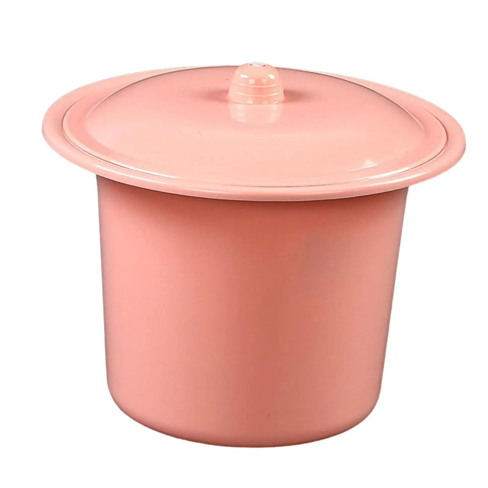 Compact Spittoon Splashproof with Lid Lightweight Durable Urine Pot Pee Potty Bedpan for Emergency Camping Car Home Elderly