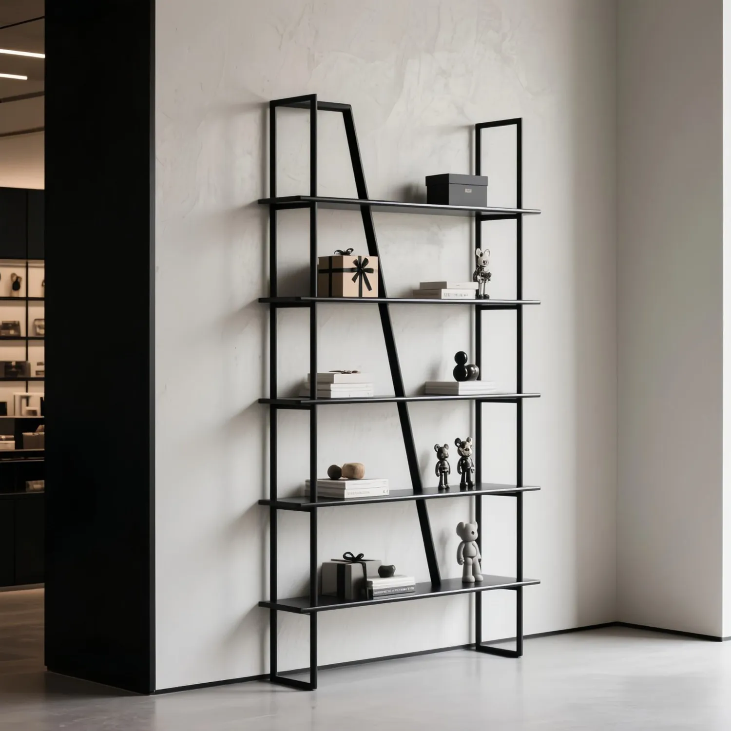 Shoe store shoe rack  rack Commercial  cabinet shelf Multi-layer shelf Figure model  rack Product display