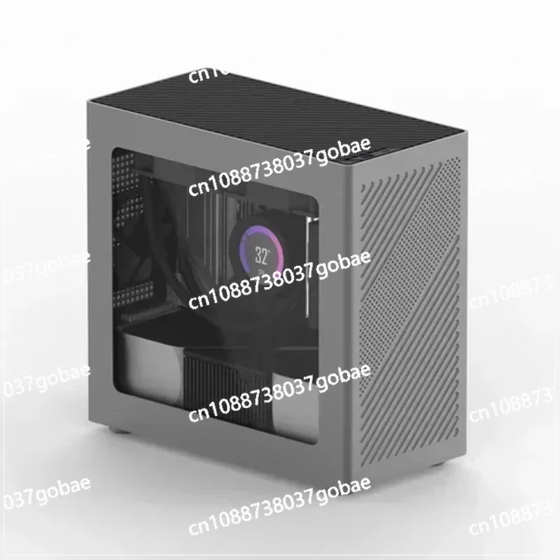 Directly Inserted Into Water-Cooled ITX Computer New COOJ Z18 Side Transparent MATX Aluminum Alloy Integrated Molding