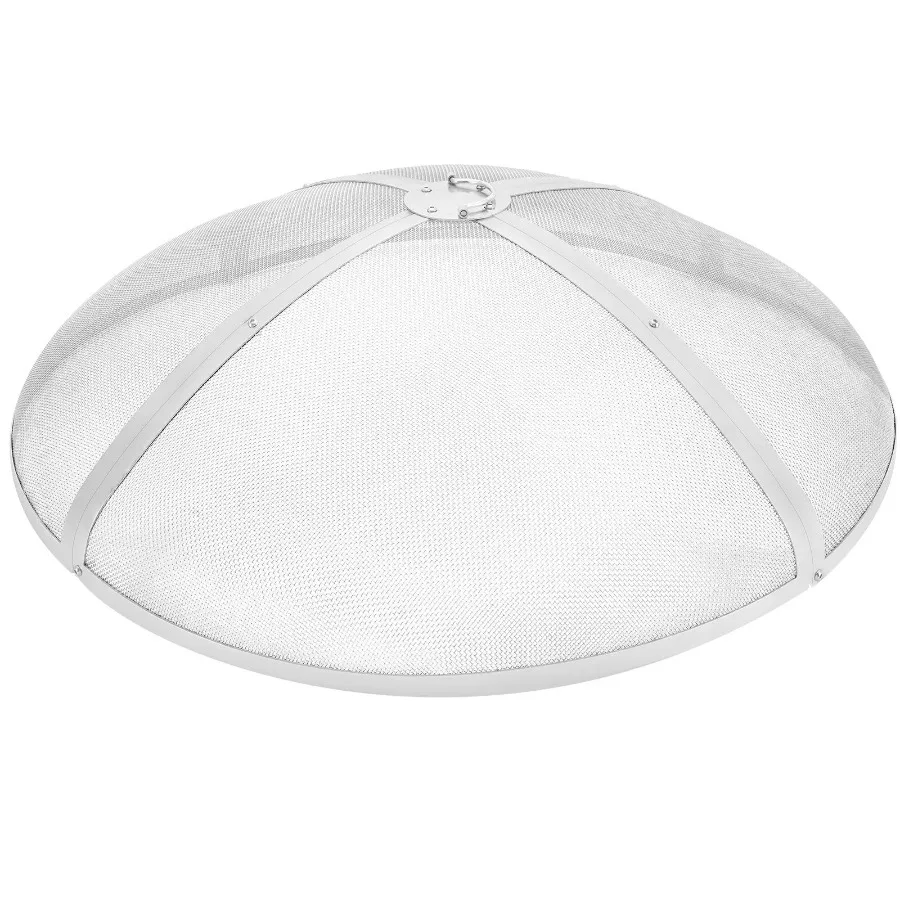 

Fire Pit Spark Screen Round 30 Reinforced Heavy Duty Steel Metal Cover Outdoor Firepit Lid EasyOpening Top Screen Covers Round