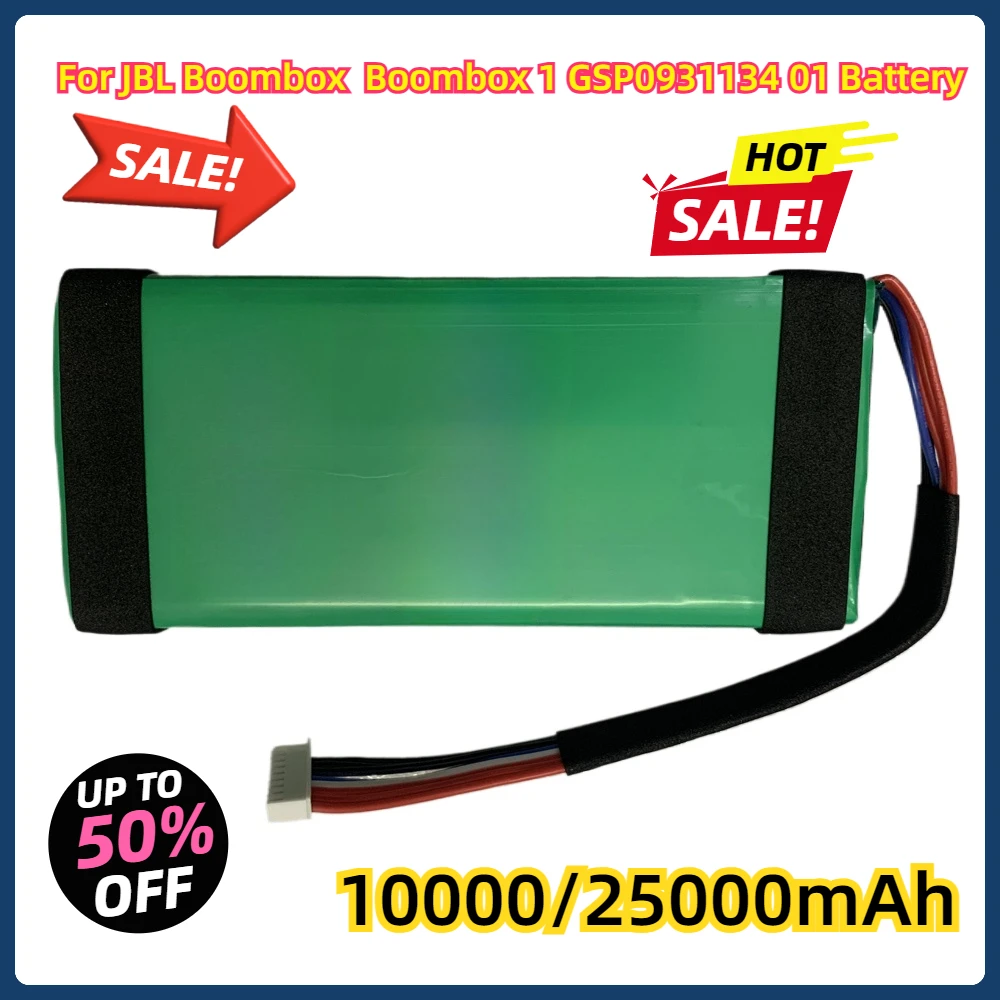 For JBL Boombox  Boombox 1 GSP0931134 01 Battery New 10000/25000mAh Battery