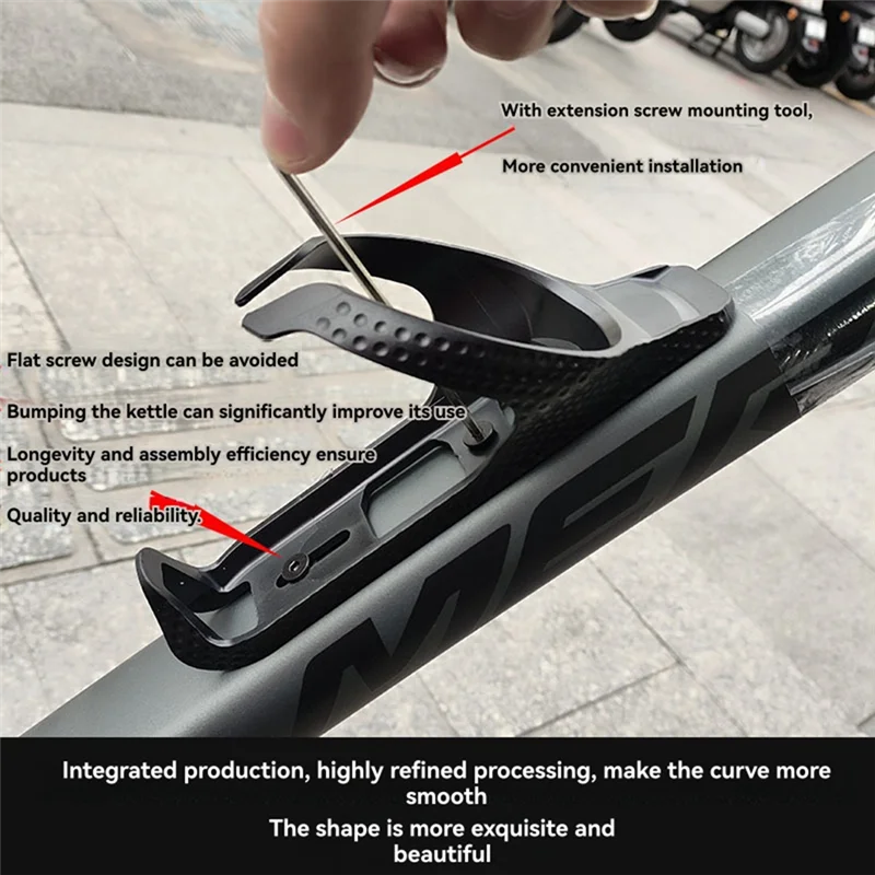 FSTE-Bike Bottle Tracker Cage Anti-Theft Bike Water Cup Holder Bicycle Water Bottle Cage For Airtag Huawei Tag