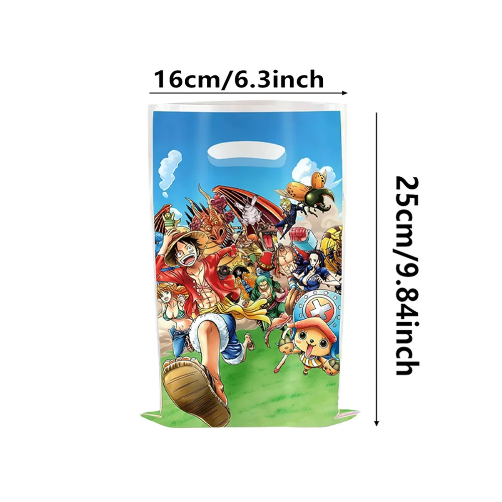 Bolsas de Regalo con Diseño de One Piece, Decoración de Cumpleaños, Bolsas para Rellenar Regalos, Regalos de Cumpleaños para Niños, Regalos para Invitados, Carnaval, Baby Shower