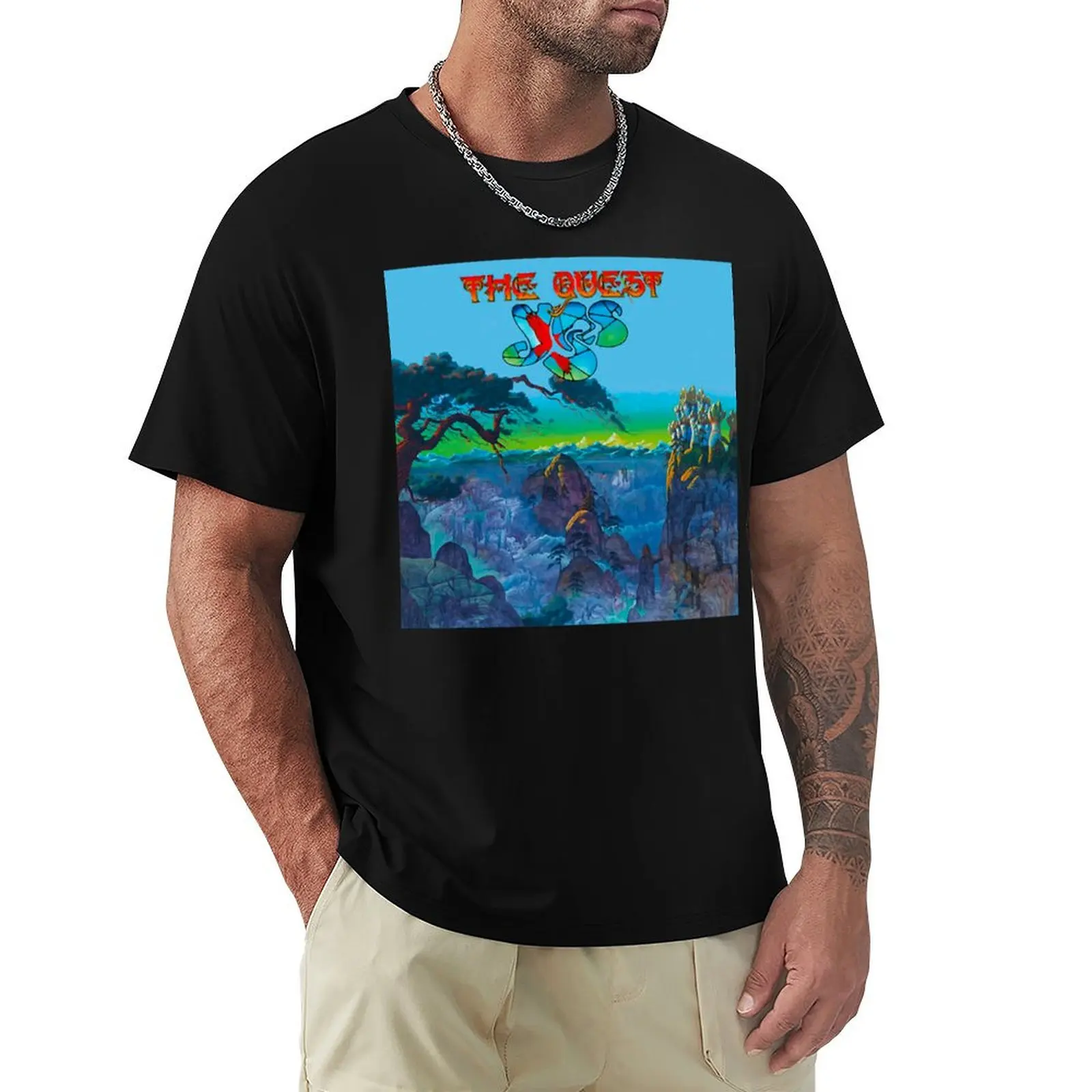 The Great Retro Yes The Retro Style Quest Mom Dad Photographic T-Shirt t shirt man cotton T-Shirt