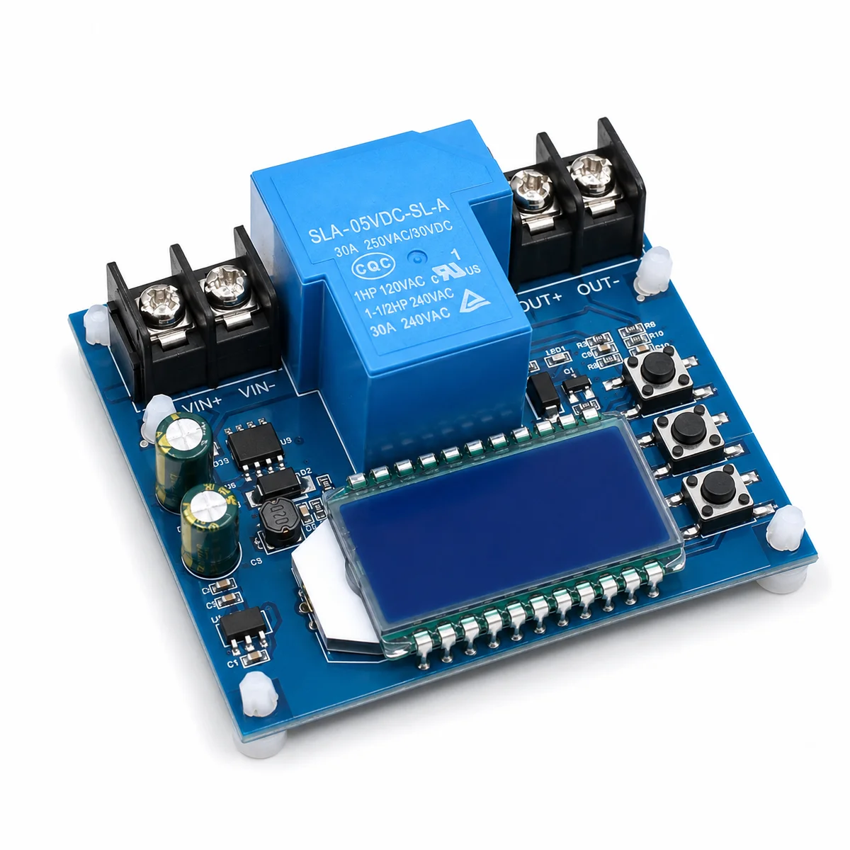 30A Battery battery charging control module Full power off DC voltage protection undervoltage loss protector