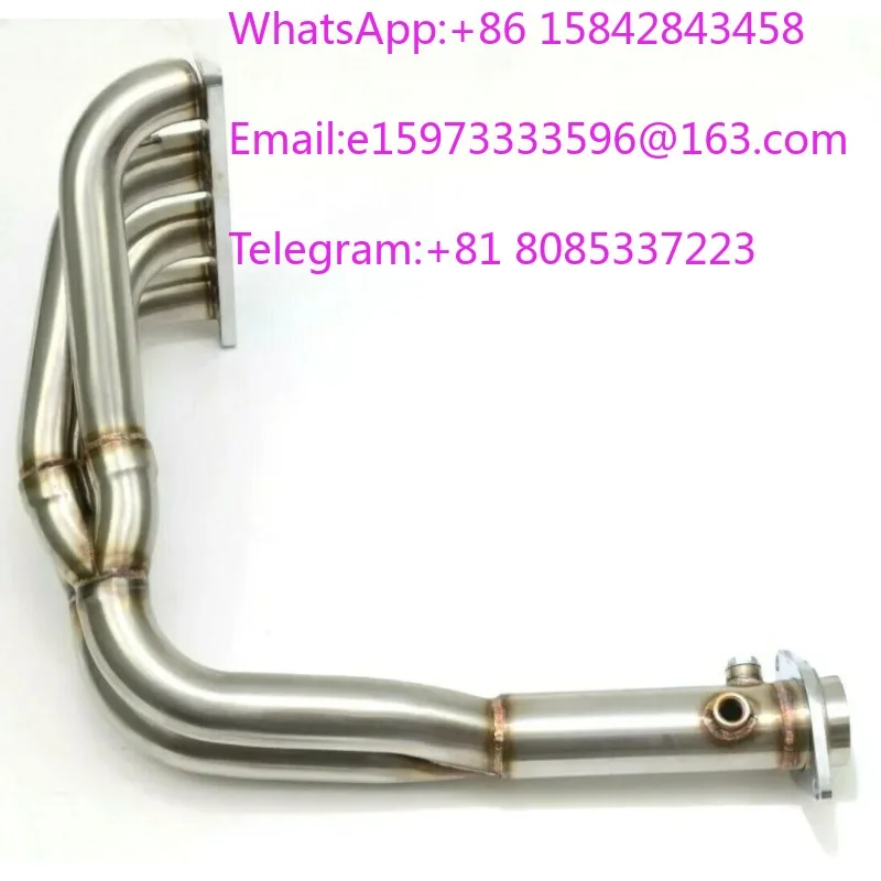 SOHC Performance Exhaust Header Manifold High Flow Racing Exhaust Pipe For Four Cylinder Engine Power Upgrade Refitting Hardware
