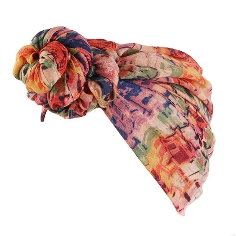 y5jd النساء العرقيان عتيقة عباد الثدي وشاح للرأس لف voile خفيفة الوزن شال طويلة حجاب التعادل تويست بعملة رأس القبعة #2