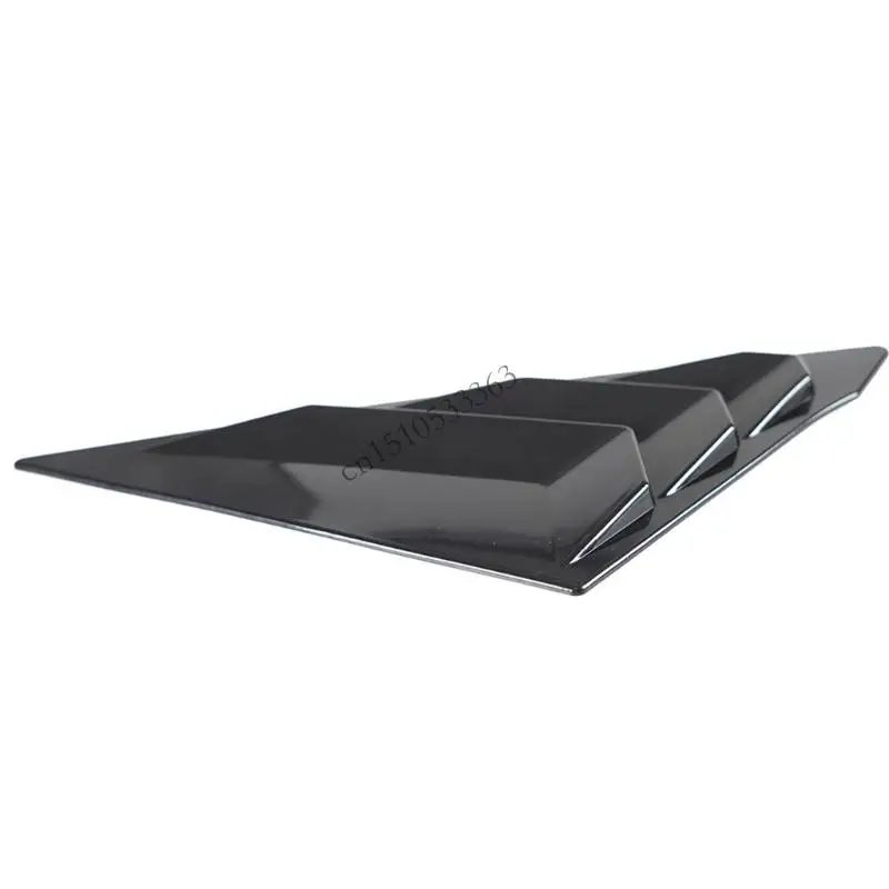 

090E Car Rear Louver Window Side Shutter Cover Trim Sticker Car Exterior Sticker