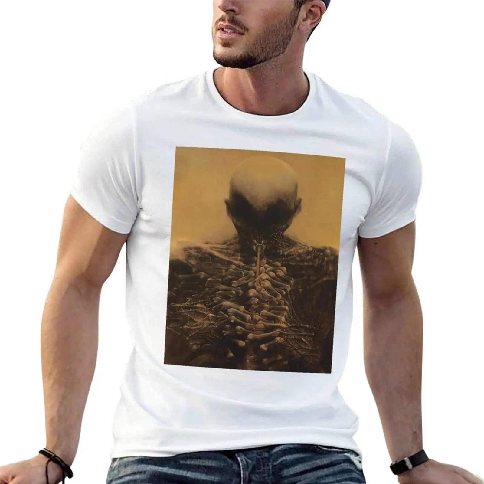 

Beksinski T-Shirt t shirts for man cotton t shirt personalised T-Shirt