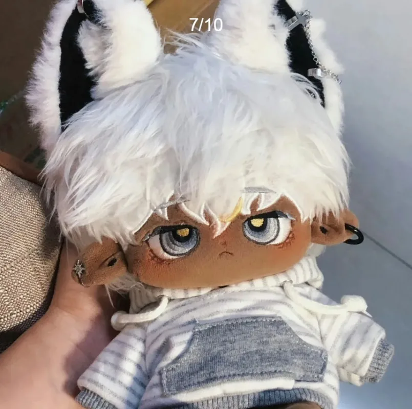 

Плюшевая кукла 20 см, черная кожа, гуманоидная, мягкая игрушка без атрибутов, в костюме «Астро», мультяшная кукла, подарок на день рождения или Рождество для ребенка