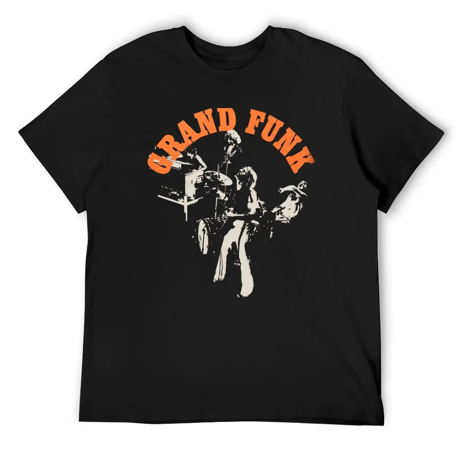 

GRAND FUNK RAILROAD T-Shirt Funny t-shirt Louboutins sweat t shirts for men graphic
