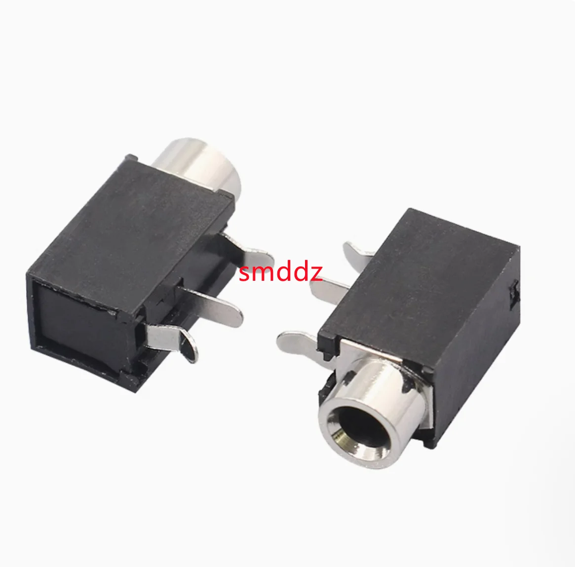 

100 pieces, 3.5mm headphone socket PJ-316 3-pin vertical pin metal head without fixed foot audio socket