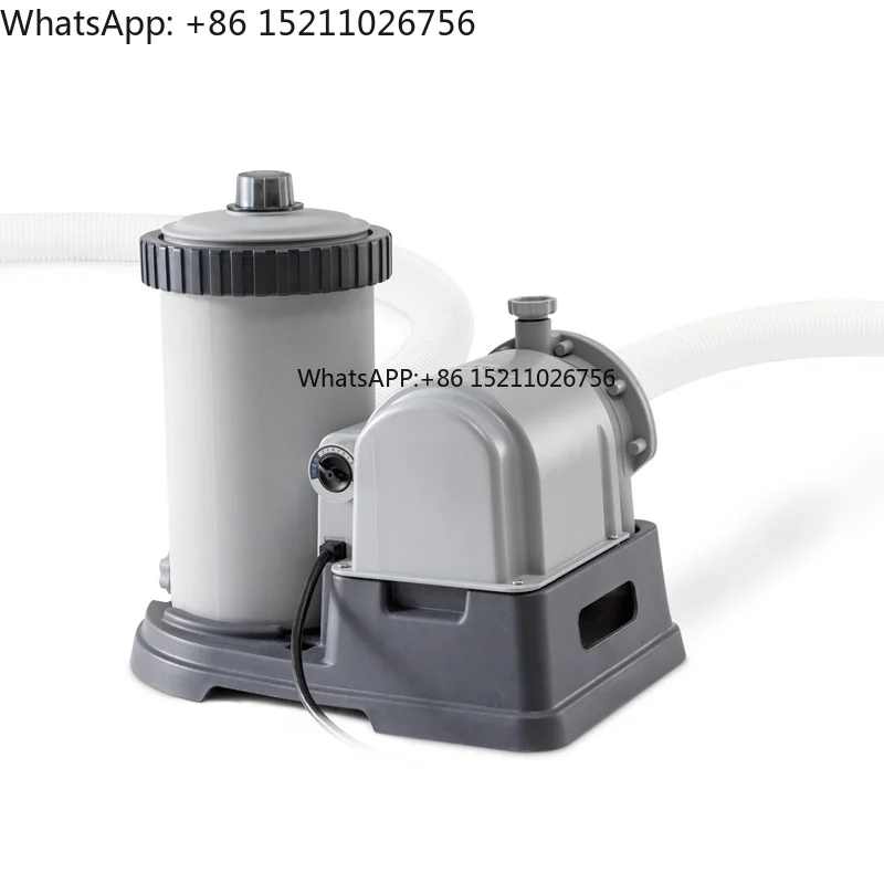 Intex 28634 2500gal/h 220V Cartridge Water Filter Pump Chinese 3-Pin Plug for Cleaning Ground Pool Family Pool Tools Accessories
