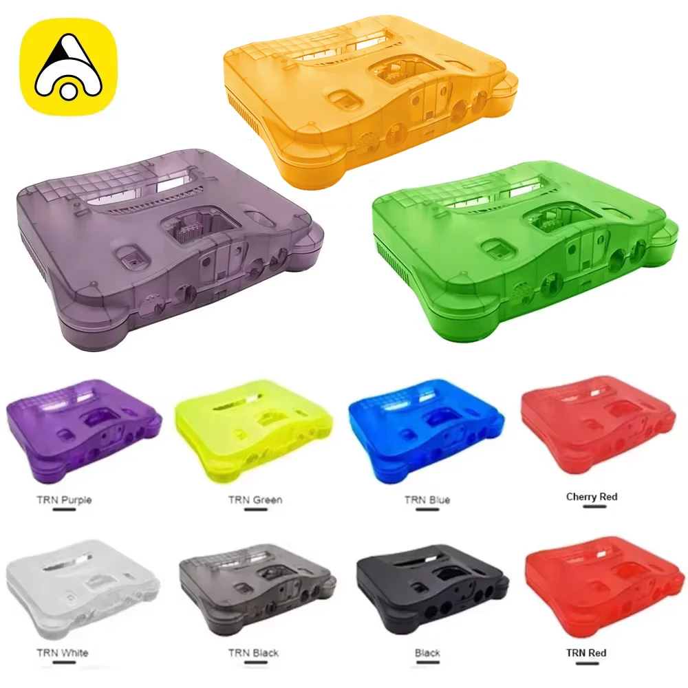 Apexneer Transparente Ersatzschale für N64 Gehäuseschale für Nintendo 64-Konsole
