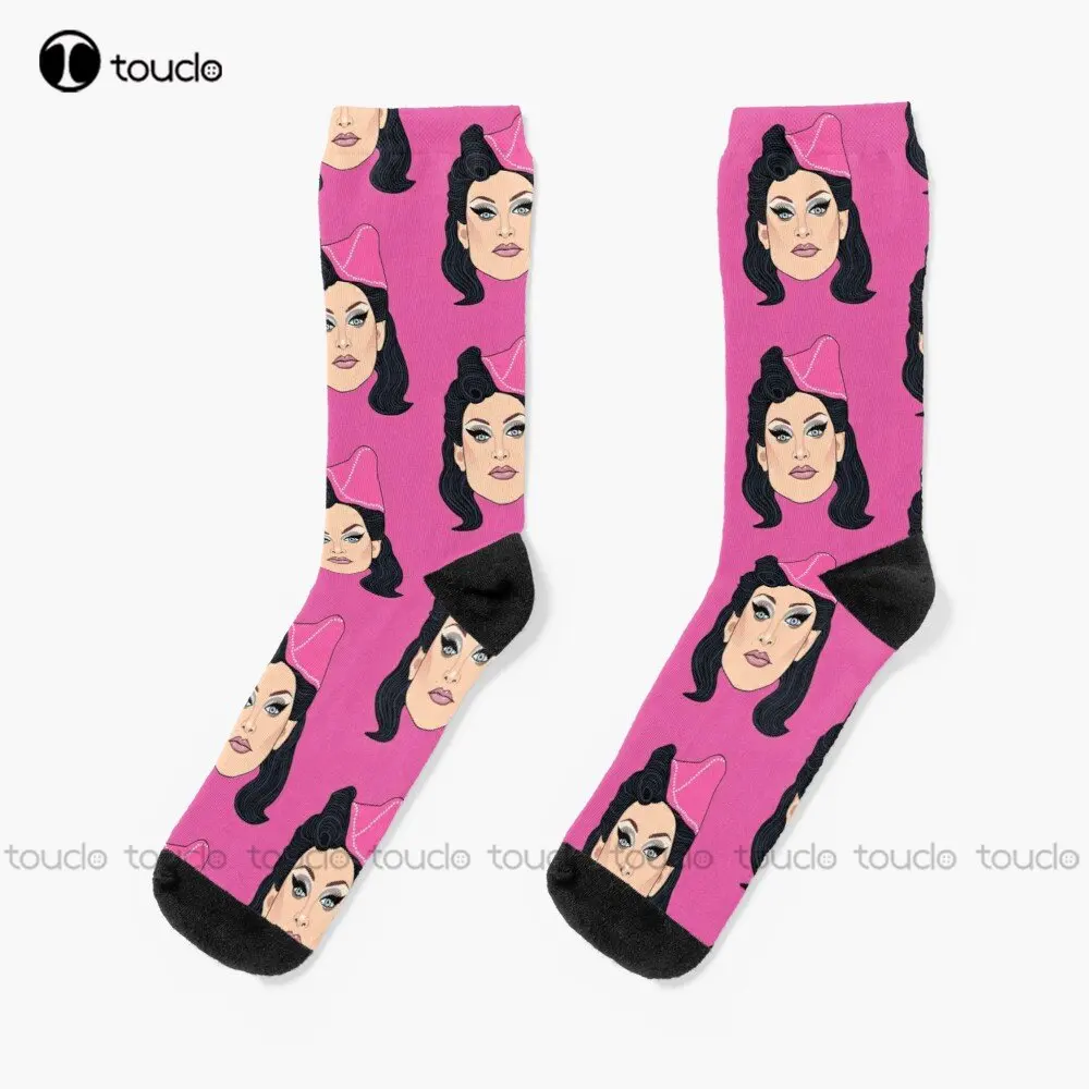 Jan | Face Crack Socks Cotton Socks For Women Personalized Custom Unisex Adult Teen Youth Socks Custom Gift Streetwear Funny