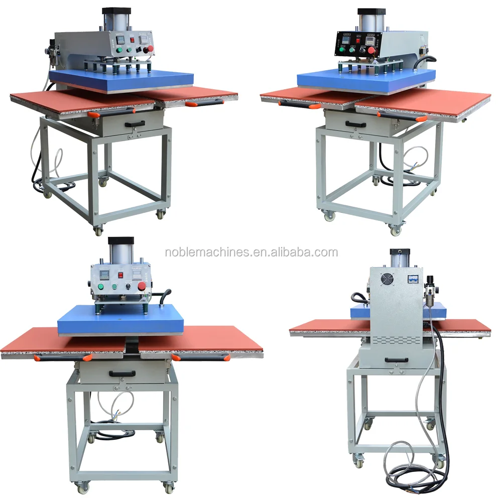 Down-Sliding Pneumatic Double Station  Heat Press Machine for T Shirt