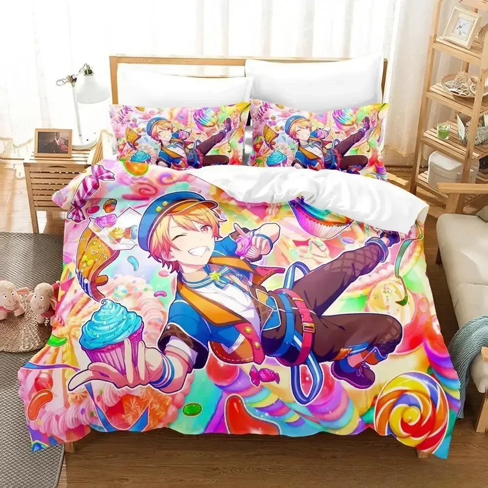 3D Wonderlands x Showtime Printed Bed Set Duvet Cover Pillowcase Bedding Set Bed Linen Sheet Quilt Cover Full Queen King Size