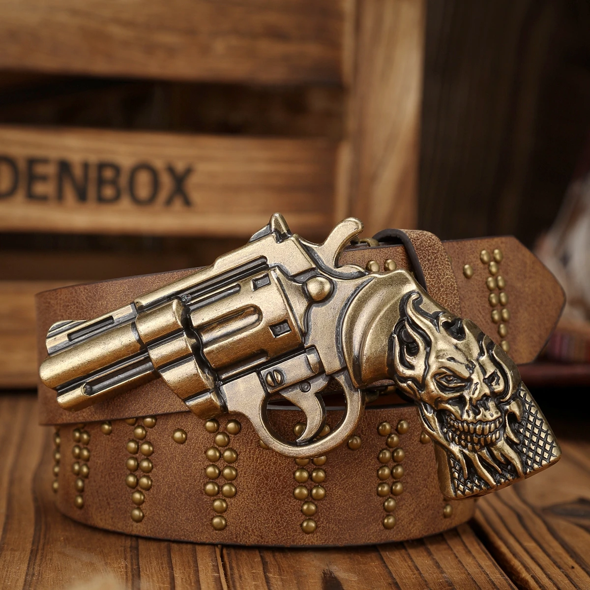 حزام PU على الطراز الغربي للجنسين مع أبازيم، طراز بوهيمي، كاجوال ورجعي، مناسب للارتداء اليومي عند الخروج