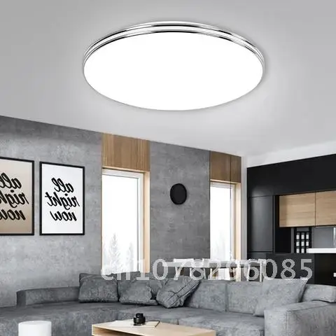 Moderno dimmable luzes de teto LED, luminária, superfície montada, lâmpadas de sala de estar, 220V, 12W, 18W, 24W, 36W, 72W