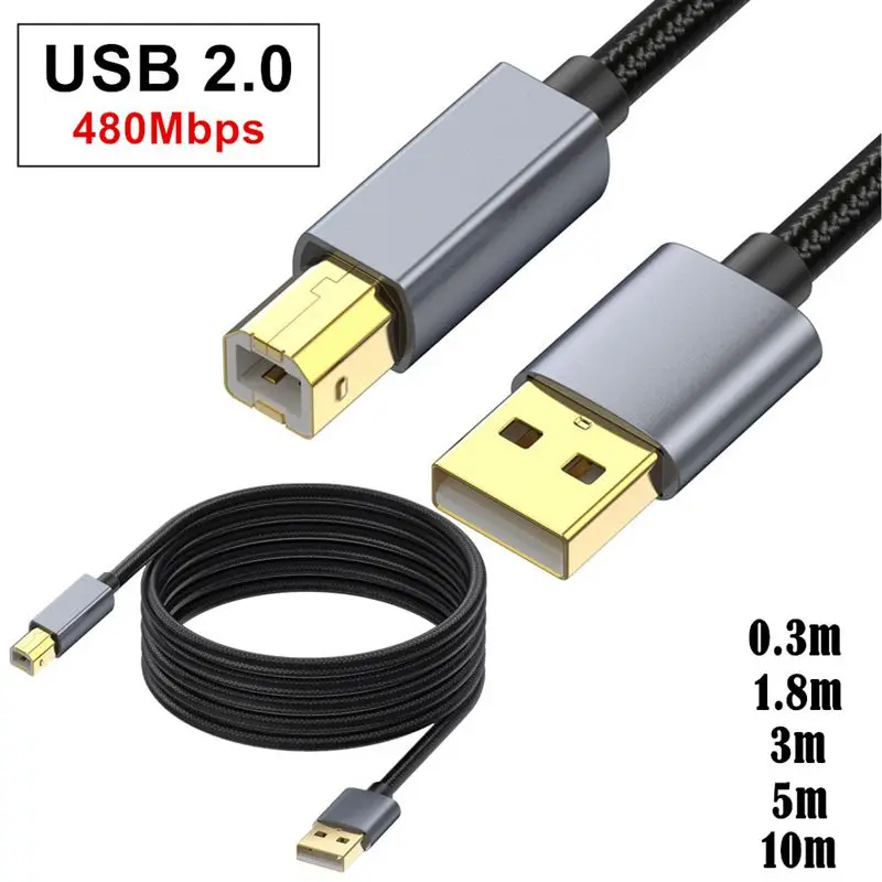 เครื่องพิมพ์ AM-BM ตาข่ายฝ้ายสแกนสาย MIDI คีย์บอร์ดอิเล็กทรอนิกส์รุ่น USB2.0หุ้มโลหะชุบทองความเร็วสูง