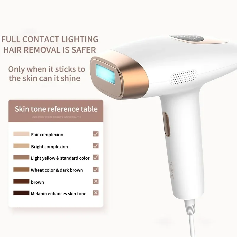 AI17 IPL Epilator Laser wanita, alat penghilang rambut Laser fotoepilator listrik 99W senter untuk wanita