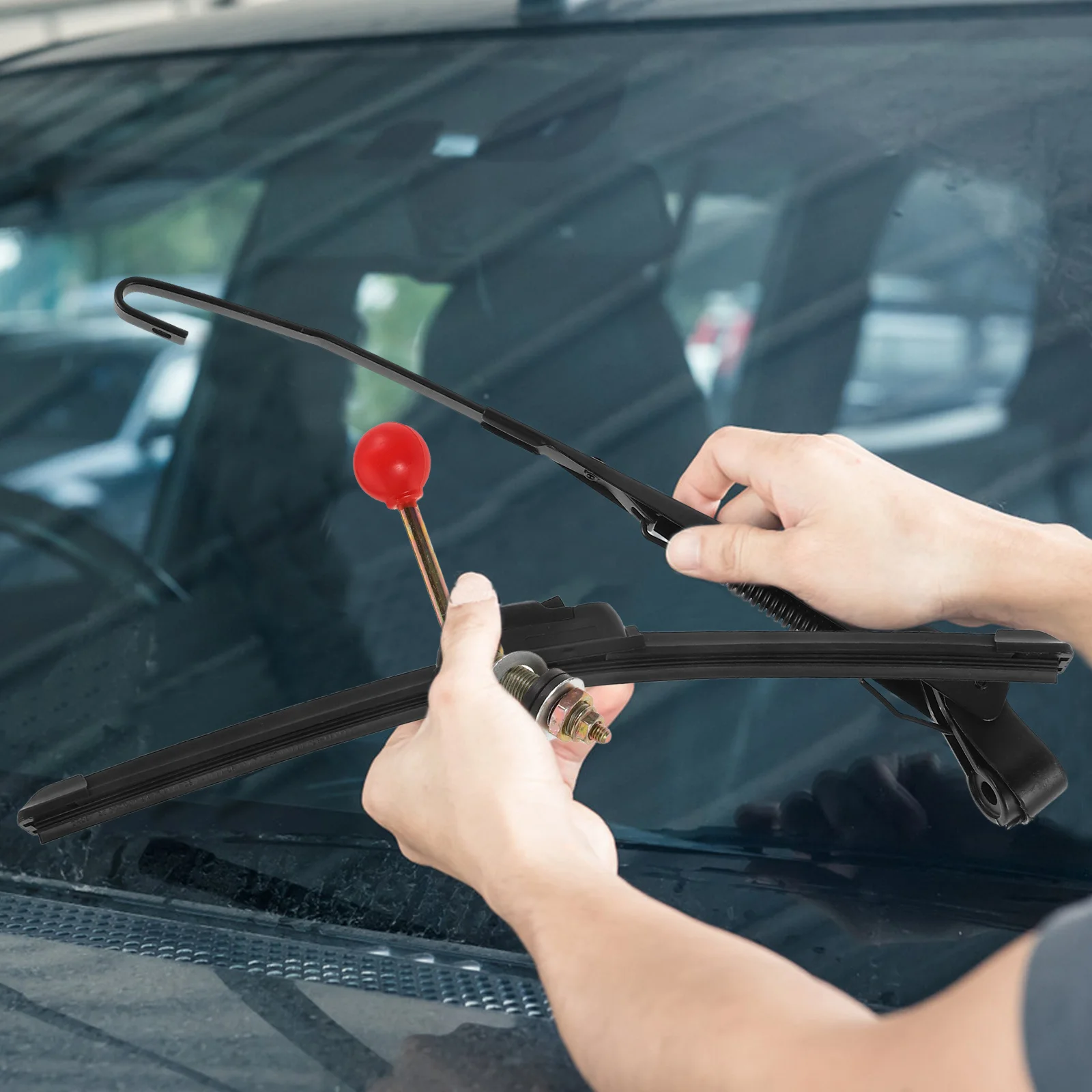 

Универсальный ручной полузакрытый сменный дворник для лобового стекла, аксессуар UTV, ручная щетка стеклоочистителя для снегоходов, мотоциклов