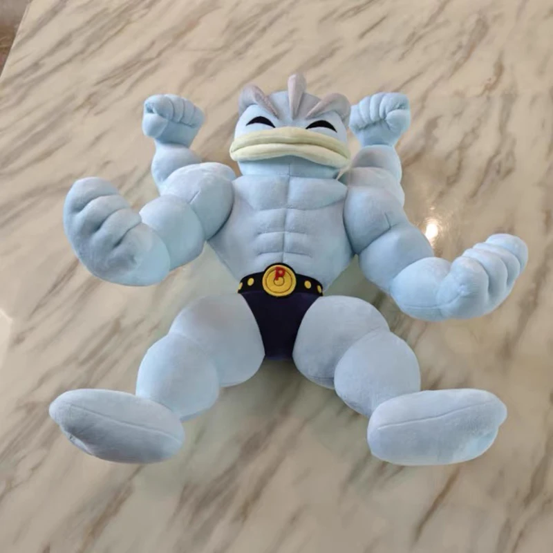 

Плюшевые игрушки Pokemon Machamp, 50 см, кавайная подушка, мультяшные мягкие рождественские подарки для детей, плюшевые куклы Pokémon, аниме, Machamp