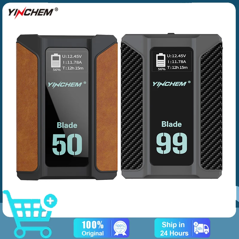 

YinChem Blade 50s 45w Blade 99s 65w V-Mount Battery Mini Pocket Large Capacity Powerpank Dual USB Interface Dual D-TAP Output