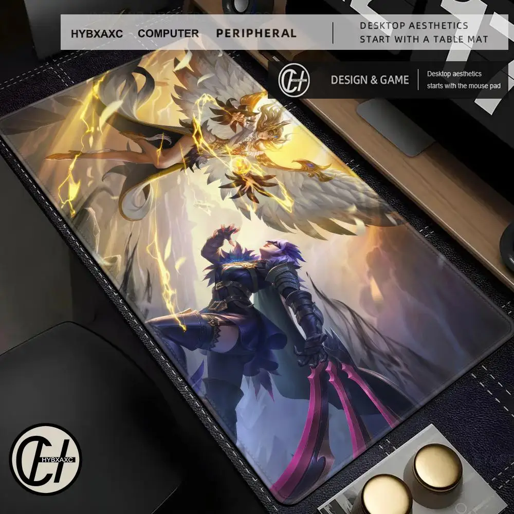 XXL Gaming Mouse Pad Large Mouse Pad Rubber Mouse Mat Gamer Big Desk Mat Mobile L-Legend Bang-Bang Keyboard XL Mouse Pad HYBXAXC