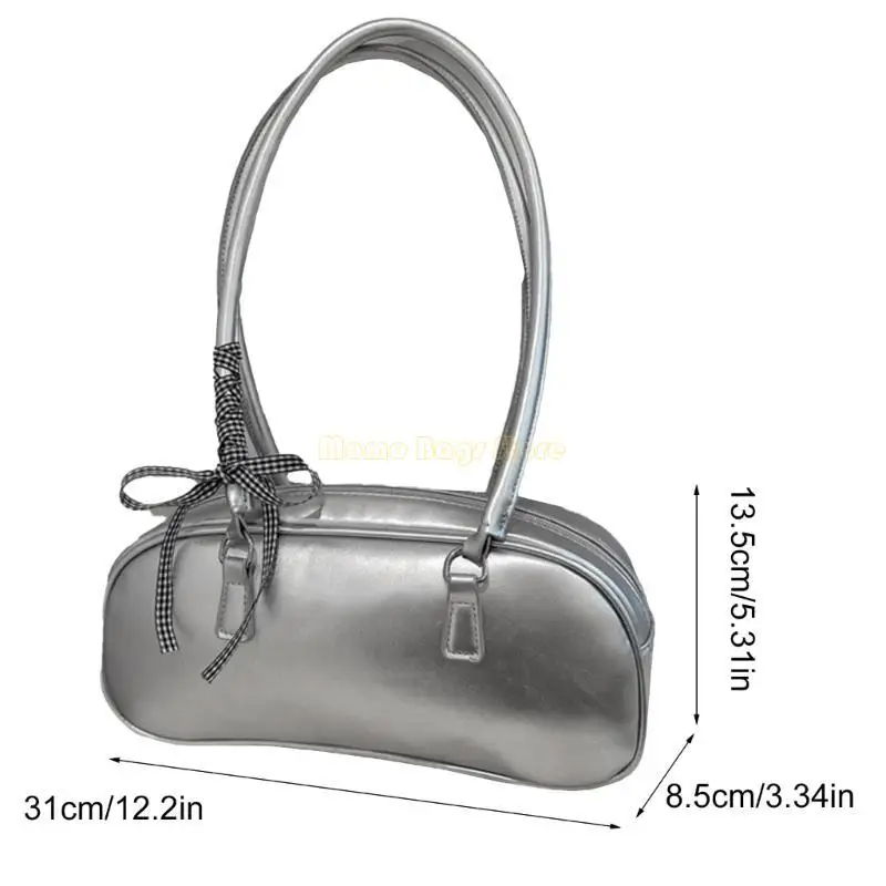 X90D Womens أقواس الكتف حقيبة الإبط حقيبة اليد الجلدية حقيبة إبطية جميع المطابقة #6