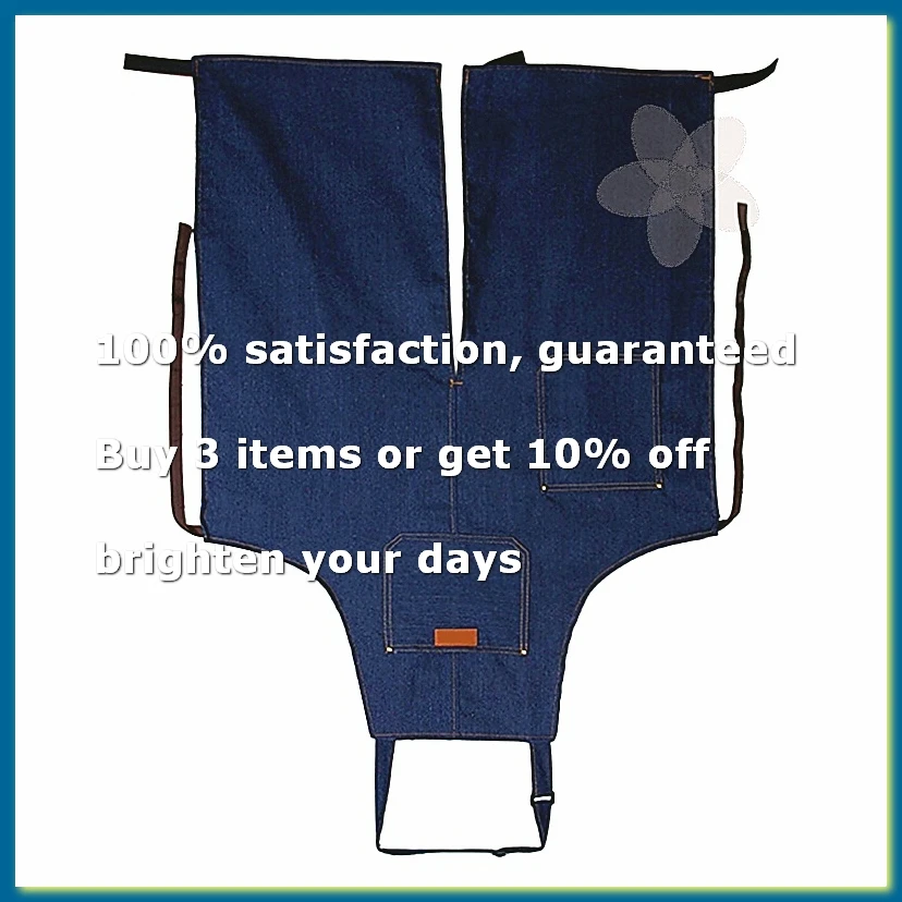 Adjustable Split Leg Pottery Apron with Pocket DIY Ceramic Sculpture Mud-Retaining Overalls