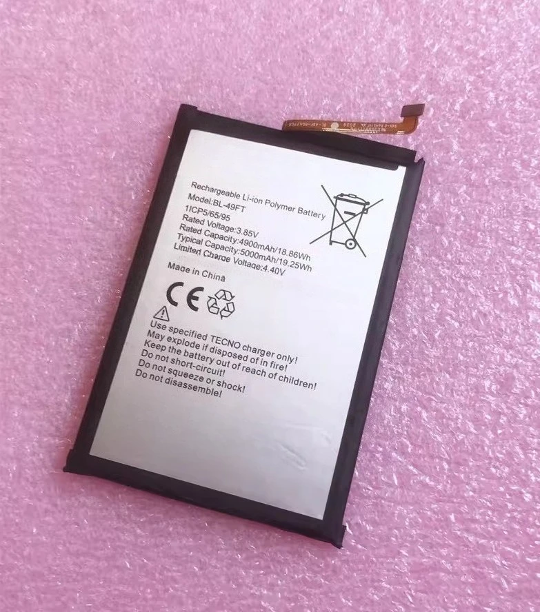 for Transsion POP4 Spark 5/6 Go/Pop 5/Spark GO 2022/8P Battery BL-49F
