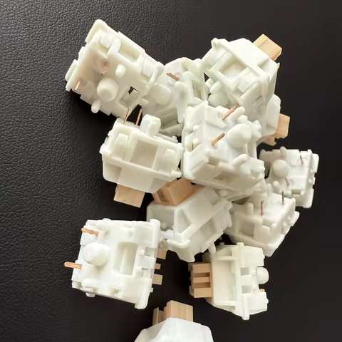 Outemu Switch Silent Cream Yellow Pro Switches Mechanical Keyboard Tactile Lubed 5 Pin Custom RGB Mx Switches