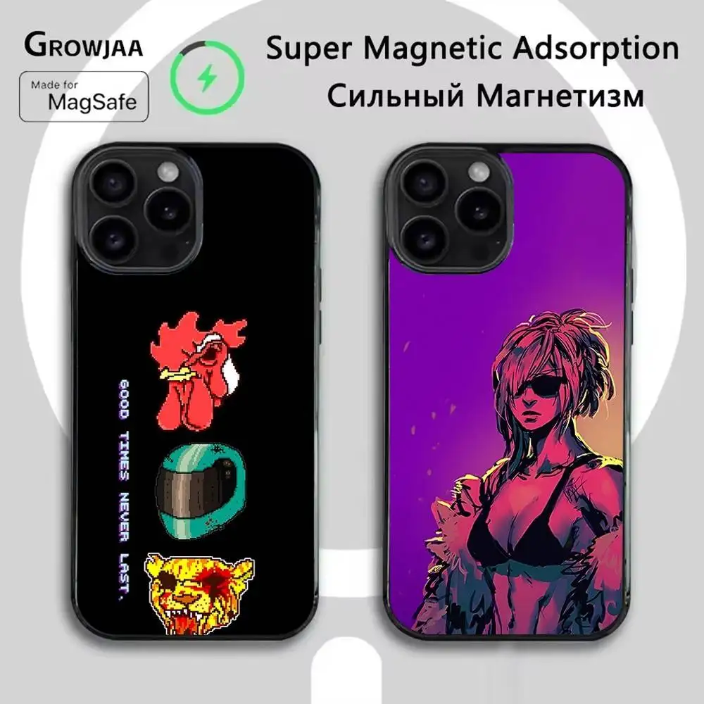 

Game Hotline Miami Phone Case For iPhone 16e,16,15,14,13,12,11,Plus,Pro,Max,Mini Magsafe Magnetic Wireless Charging