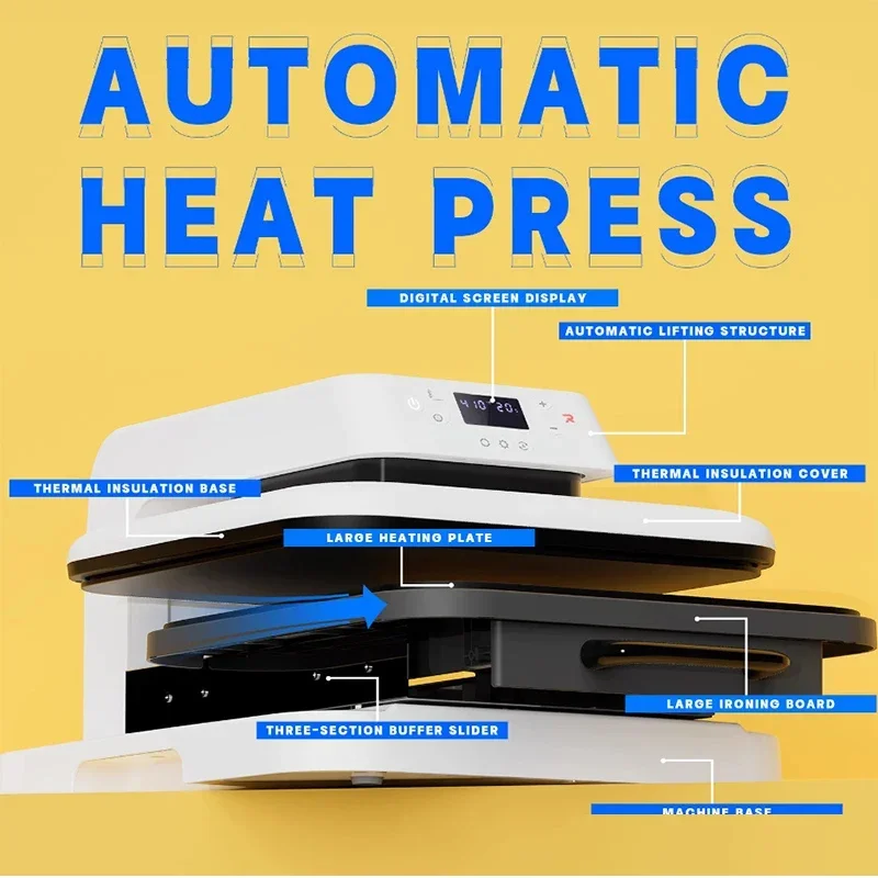 Bundel mesin Press panas otomatis + Mug otomatis Tumbler mesin Press panas untuk Cricut sublimasi besi DIY cangkir kaus + hadiah