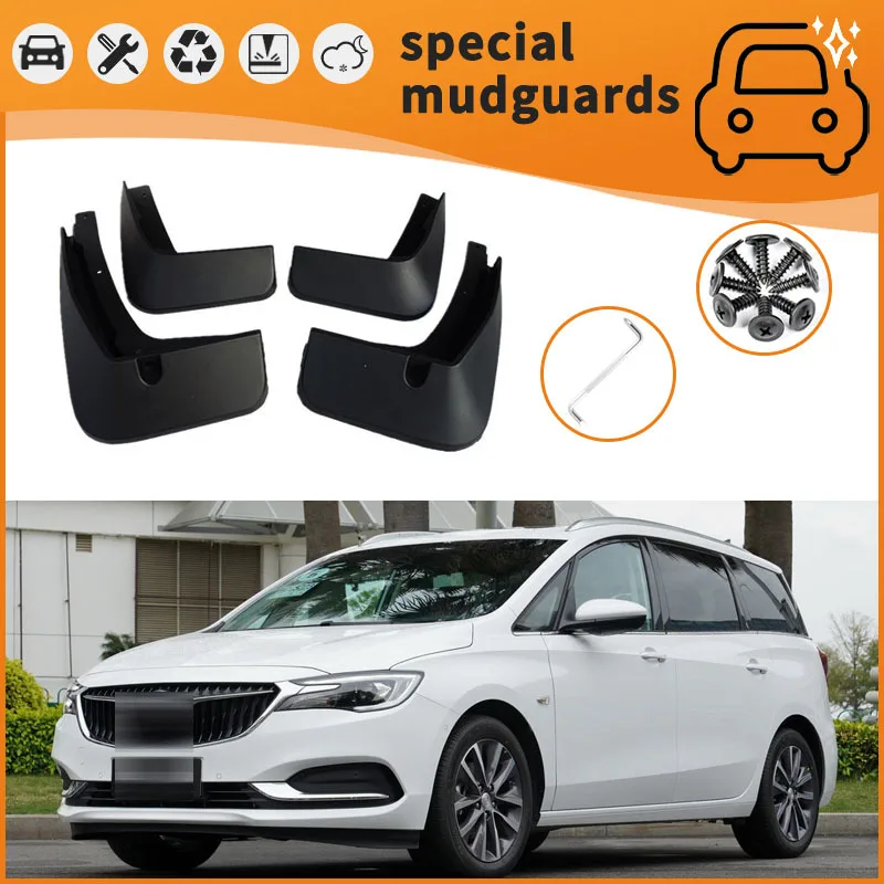 

For 18-20 Buick GL6 models Mudguards Fender Mudflaps Front Rear Flares Splash Guards Cover Car Accessorie