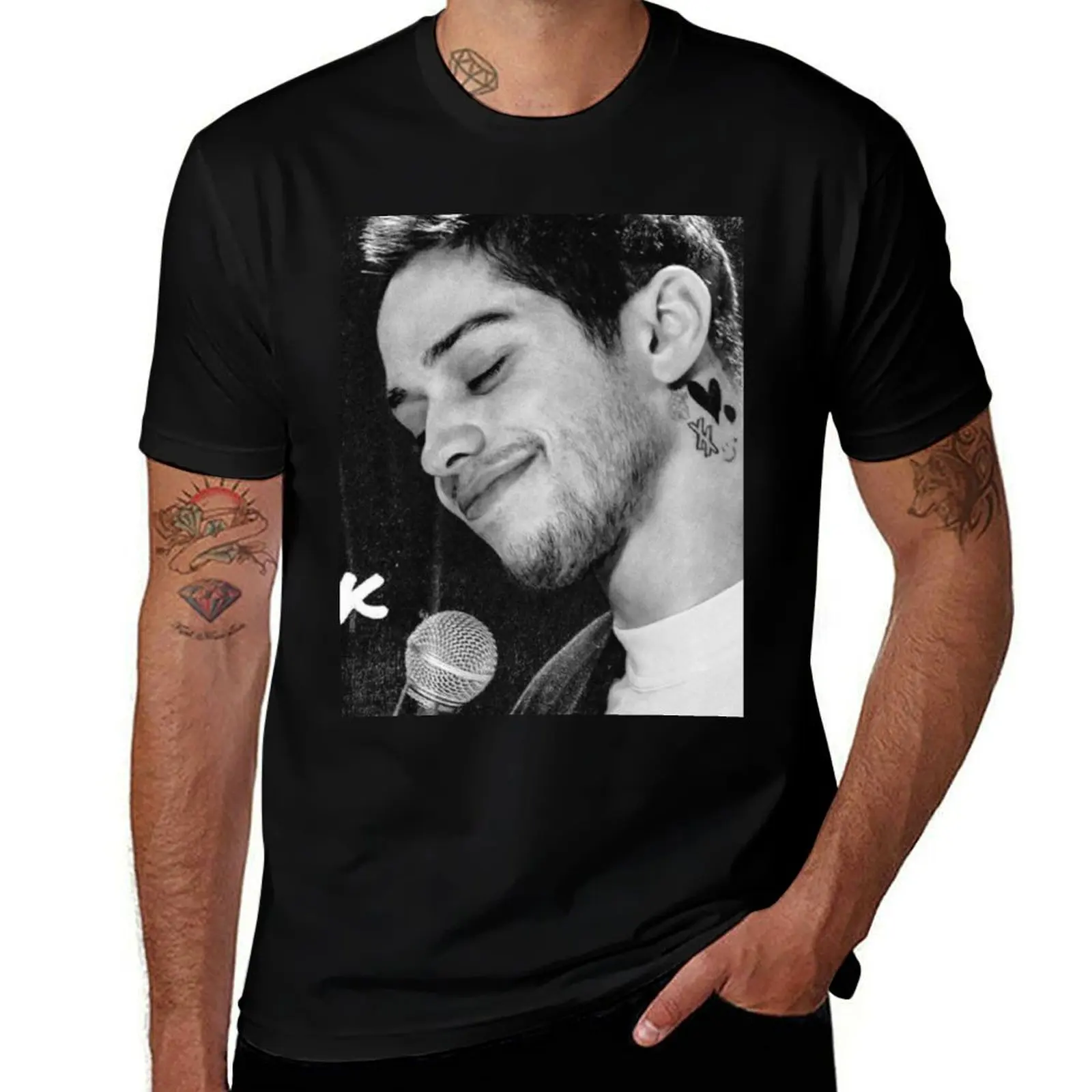 pete davidson tattoo T-Shirt Plus Size Loose Fit T-Shirt