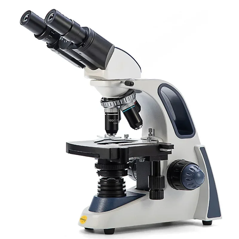 SWIFT-SW380B Binocular Microscope Compound Microscopio 40X-2500X Magnification Lab Optical Biological Microscope