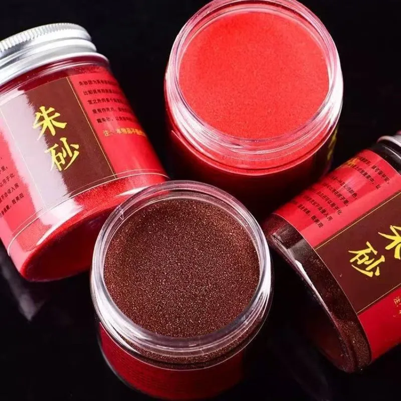 Poudre de cinabre 100G – Particules de sable doré violettes pour la finition spéciale des écritures taoïstes, la peinture et la copie des écritures religieuses