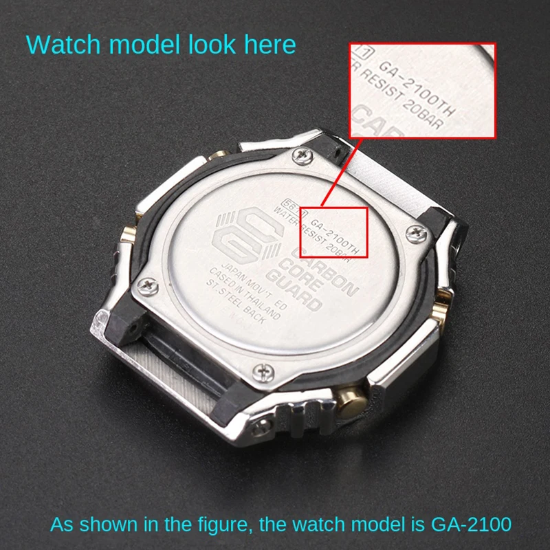For Casio G-Shock resin inner shell movement shell GA-110 120 140 150 DW-5600 GA-2100 GW-M5610 GA400 rear back shell Men\'s Case