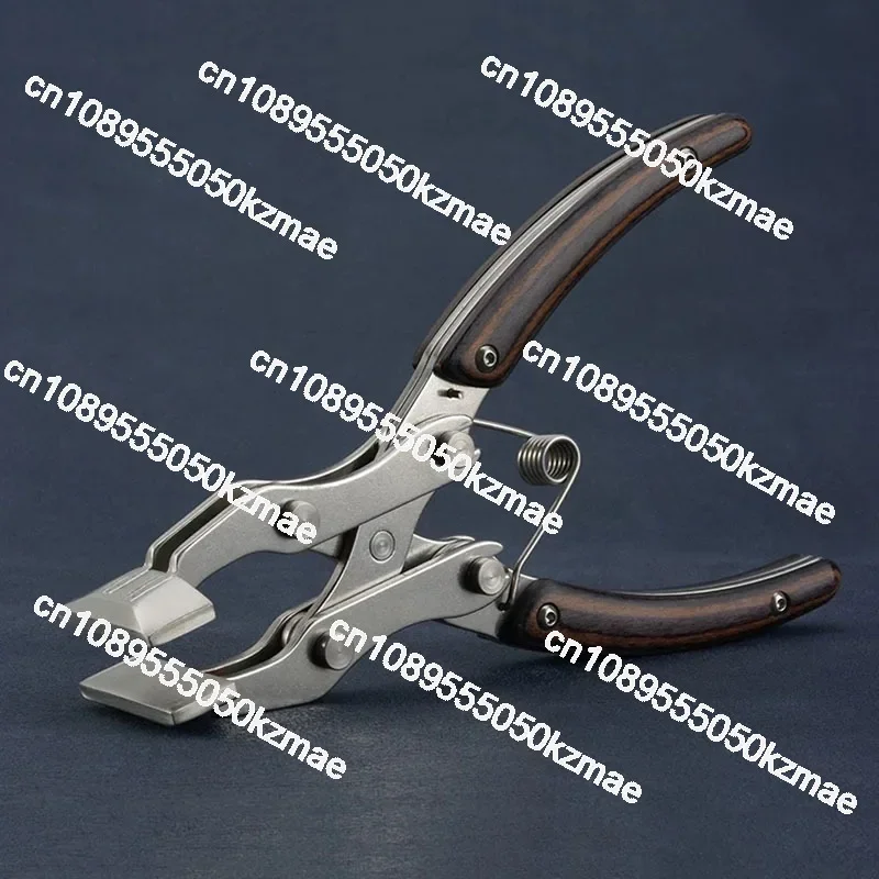 35Mm DIY Parallel Flat Pliers - High Quality Stainless Steel Integrated Chuck Pliers for Leather Crafting, Jewelry Making
