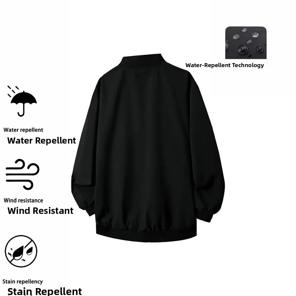 Jaket Baseball Pilot Amerika Motif Laba-laba Trendy, Gaya High Street, Musim Semi Gugur, Model Stand Fit, Fashion Remaja, Anti Angin...